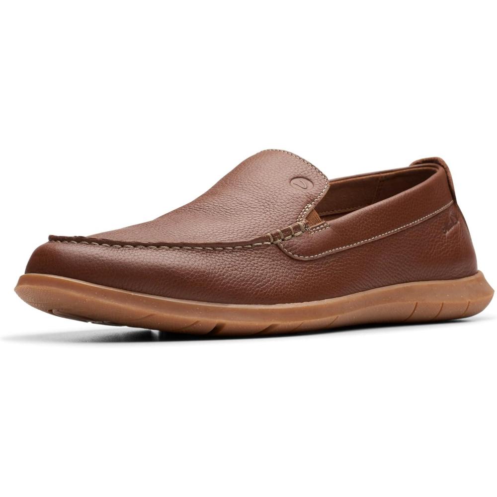 imageClarks Mens Flexway StepLight Brown Lea