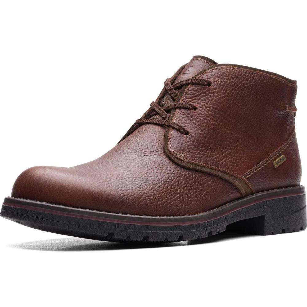 imageClarks Mens Morris Peak WaterproofBrown Tumbled Leather