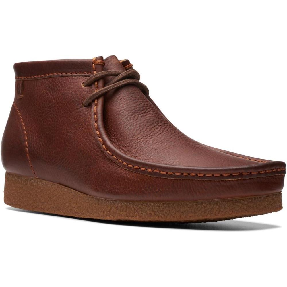 imageClarks Mens Shacre BootTan Tumbled Leather