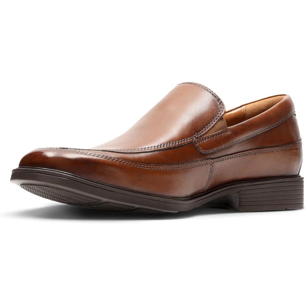 imageClarks Mens Tilden Free LoaferBrown Dark Tan Leather