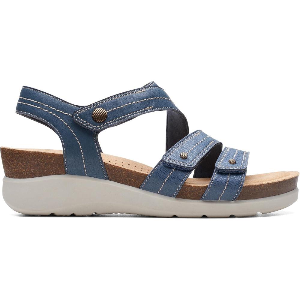 imageClarks Womens Calenne ClaraBlue Combi