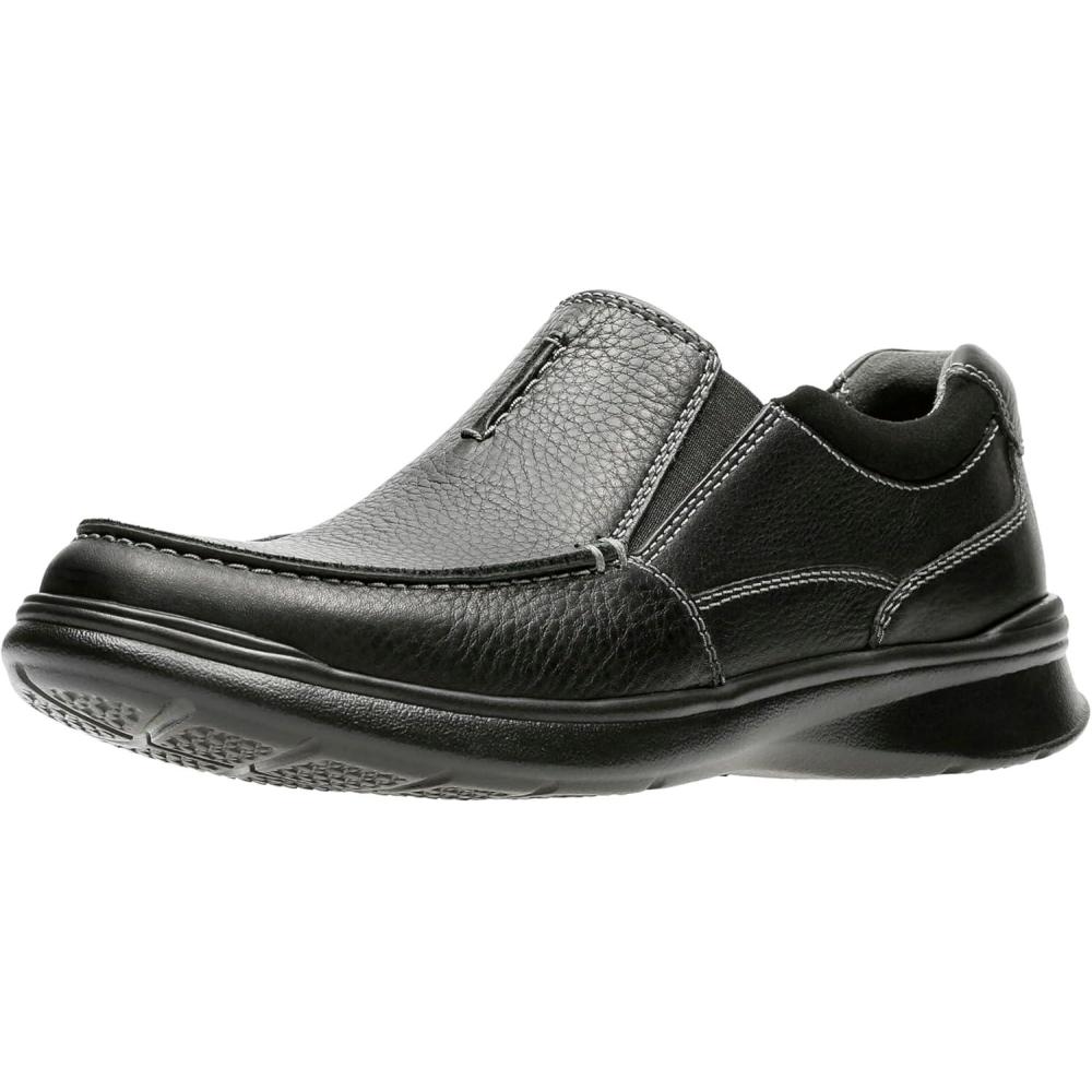 imageClarks mens Un Abode StrapBlack Oily Leather