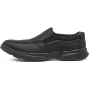 Clarks Mens Bradley Step(Black Drum Leather)