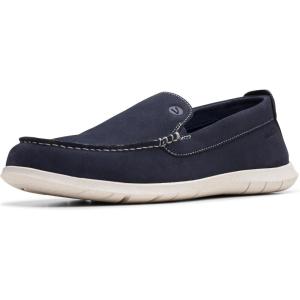 Clarks Men’s Flexway Step(Navy Suede)