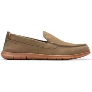 Clarks Mens Flexway Step(Olive Suede)