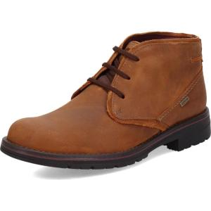 Clarks Men’s Morris Peak Waterproof(Dark Tan Leather)