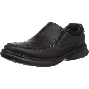 Clarks mens Un Abode Strap(Black Greasy Leather)