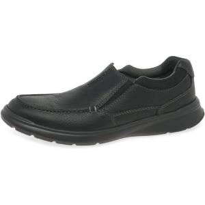 Clarks mens Un Abode Strap(Black Oily Lea)