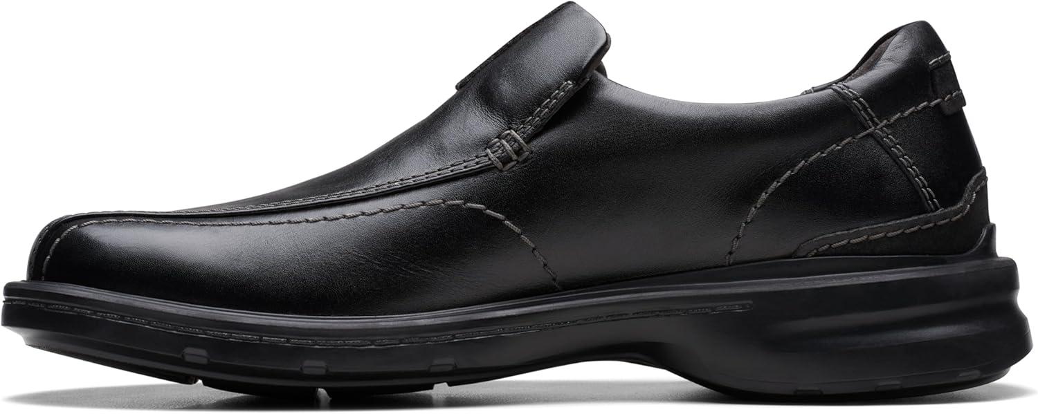 imageClarks Mens Gessler Step LoafersBlack Leather
