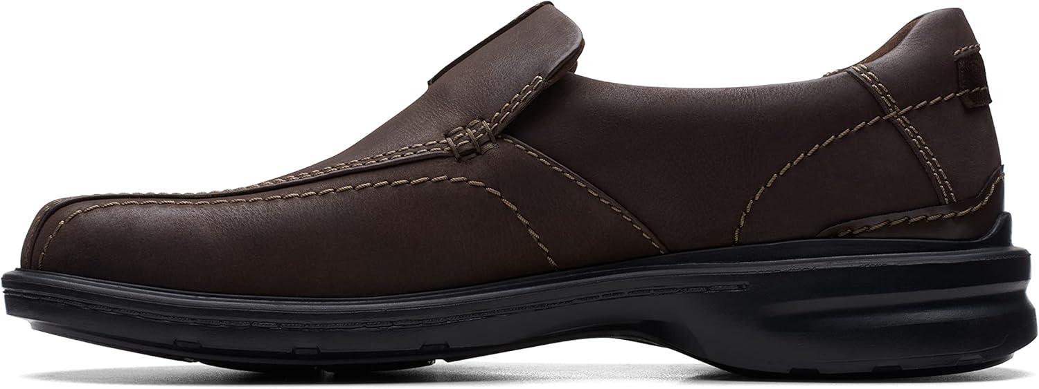 imageClarks Mens Gessler Step LoafersDark Brown
