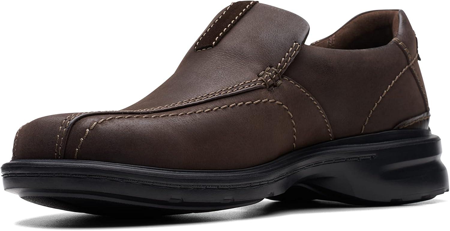 imageClarks Mens Gessler Step LoafersDark Brown