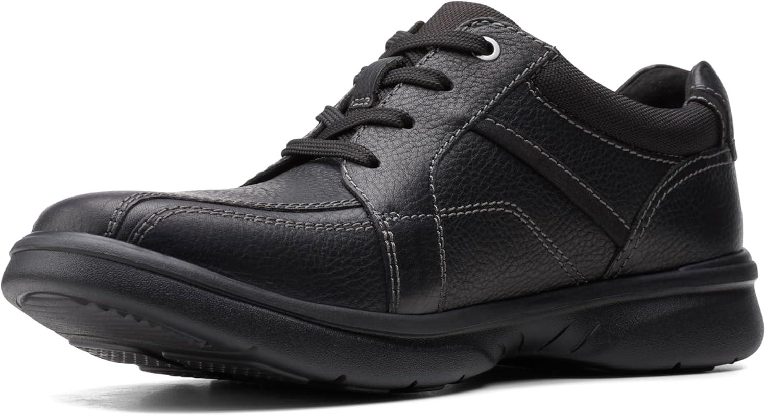 imageClarks Mens Laceup Shoes Leather ShoesBlack Tumbled