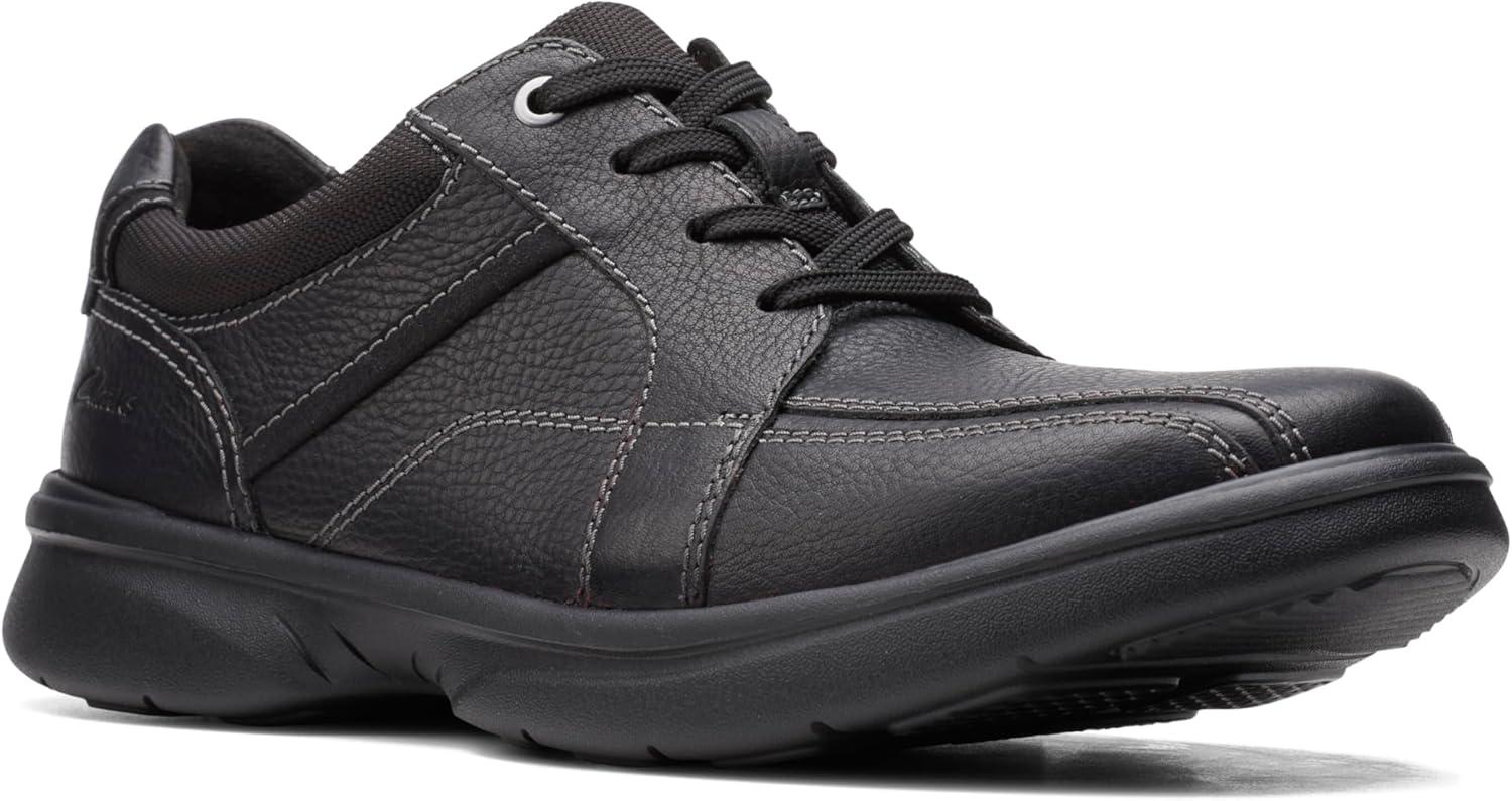 imageClarks Mens Laceup Shoes Leather ShoesBlack Tumbled
