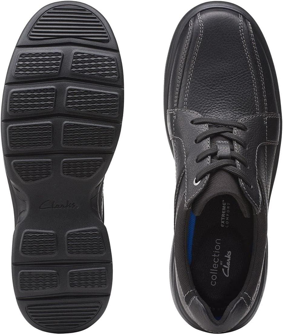 imageClarks Mens Laceup Shoes Leather ShoesBlack Tumbled Leather