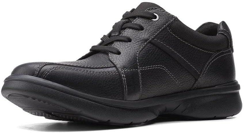 imageClarks Mens Laceup Shoes Leather ShoesBlack Tumbled Leather
