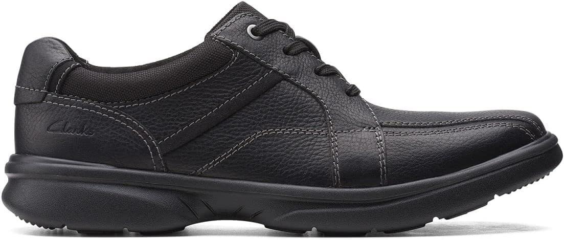 imageClarks Mens Laceup Shoes Leather ShoesBlack Tumbled Leather