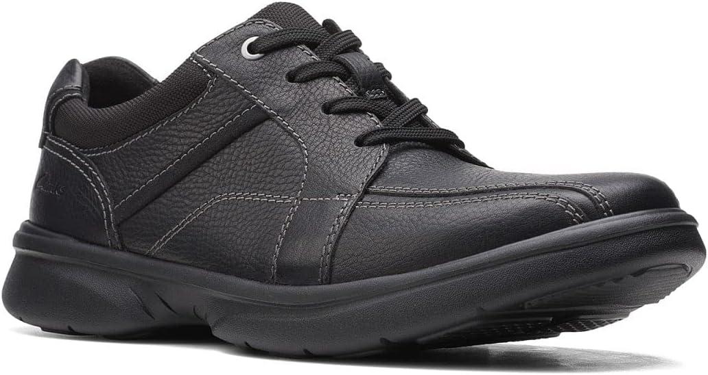 imageClarks Mens Laceup Shoes Leather ShoesBlack Tumbled Leather