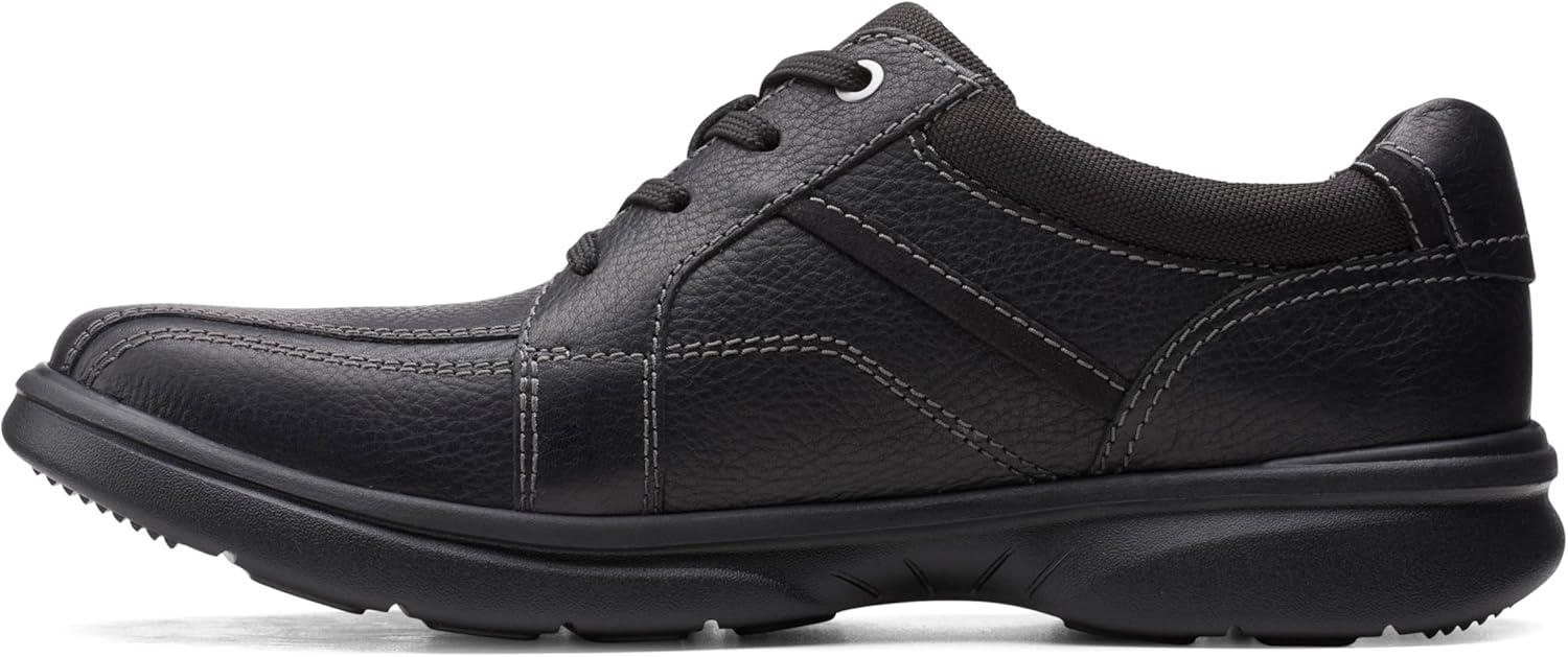 imageClarks Mens Laceup Shoes Leather ShoesBlk Tumbled Lea