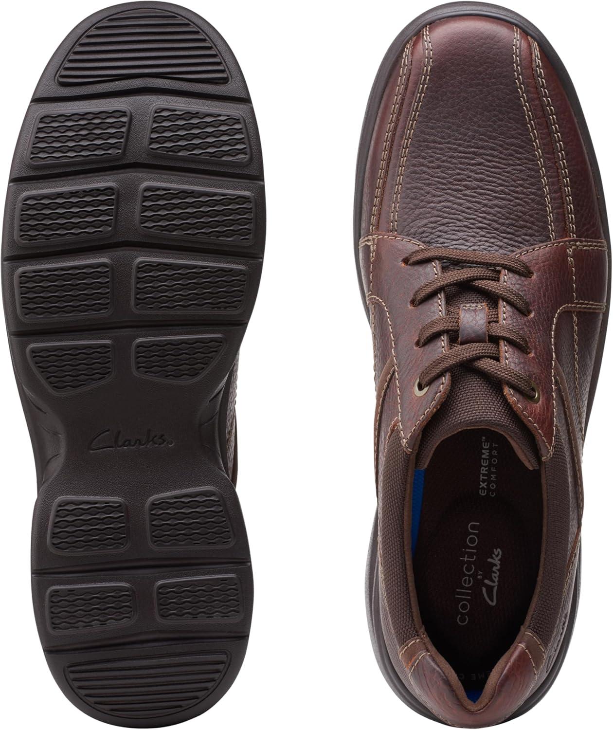 imageClarks Mens Laceup Shoes Leather ShoesBrown Tumbled Leather