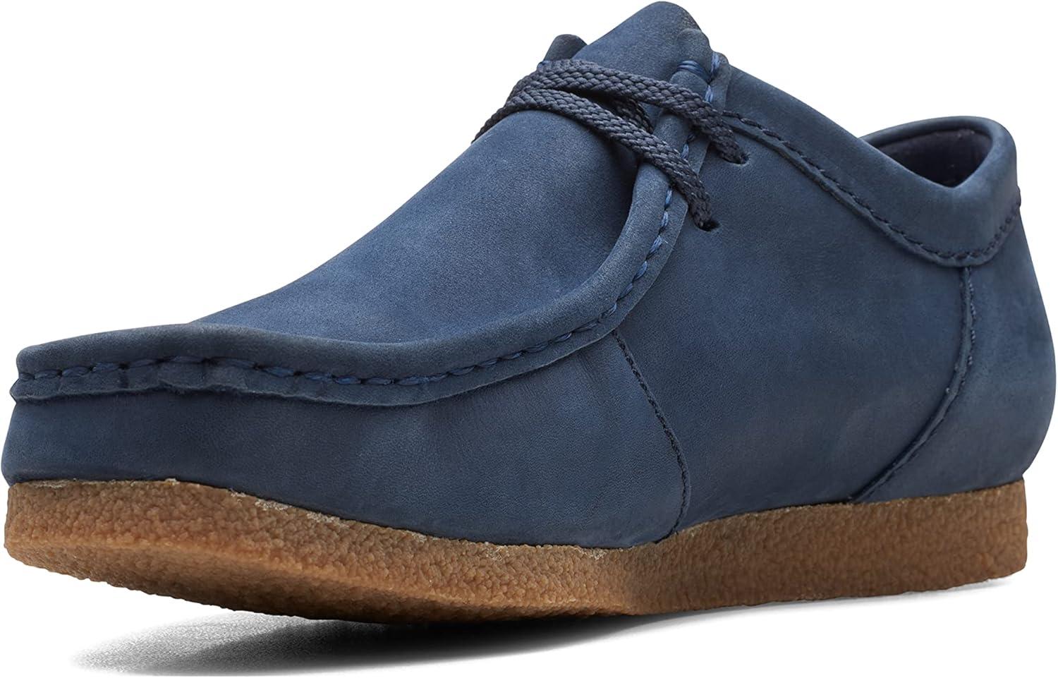imageClarks Mens Shacre II Run LoafersNavy Nubuc