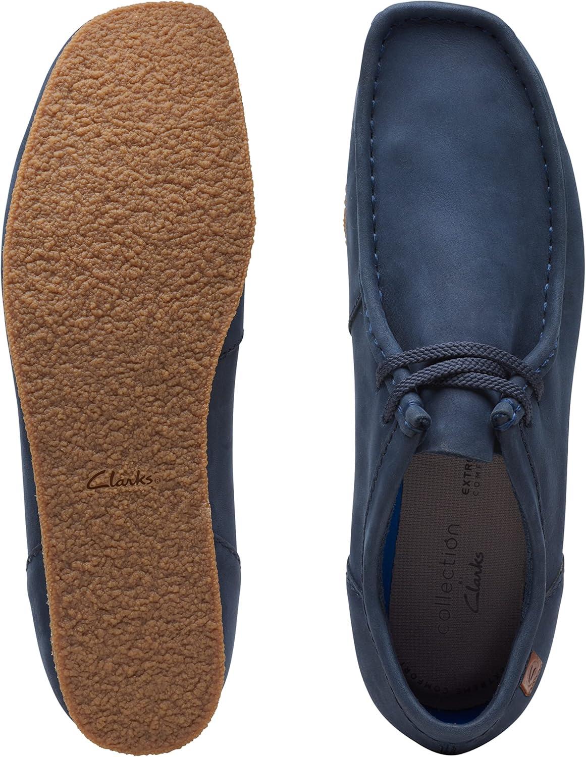 imageClarks Mens Shacre II Run LoafersNavy Nubuc