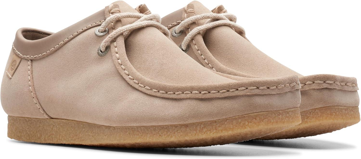 imageClarks Mens Shacre II Run LoafersSand Interest Suede