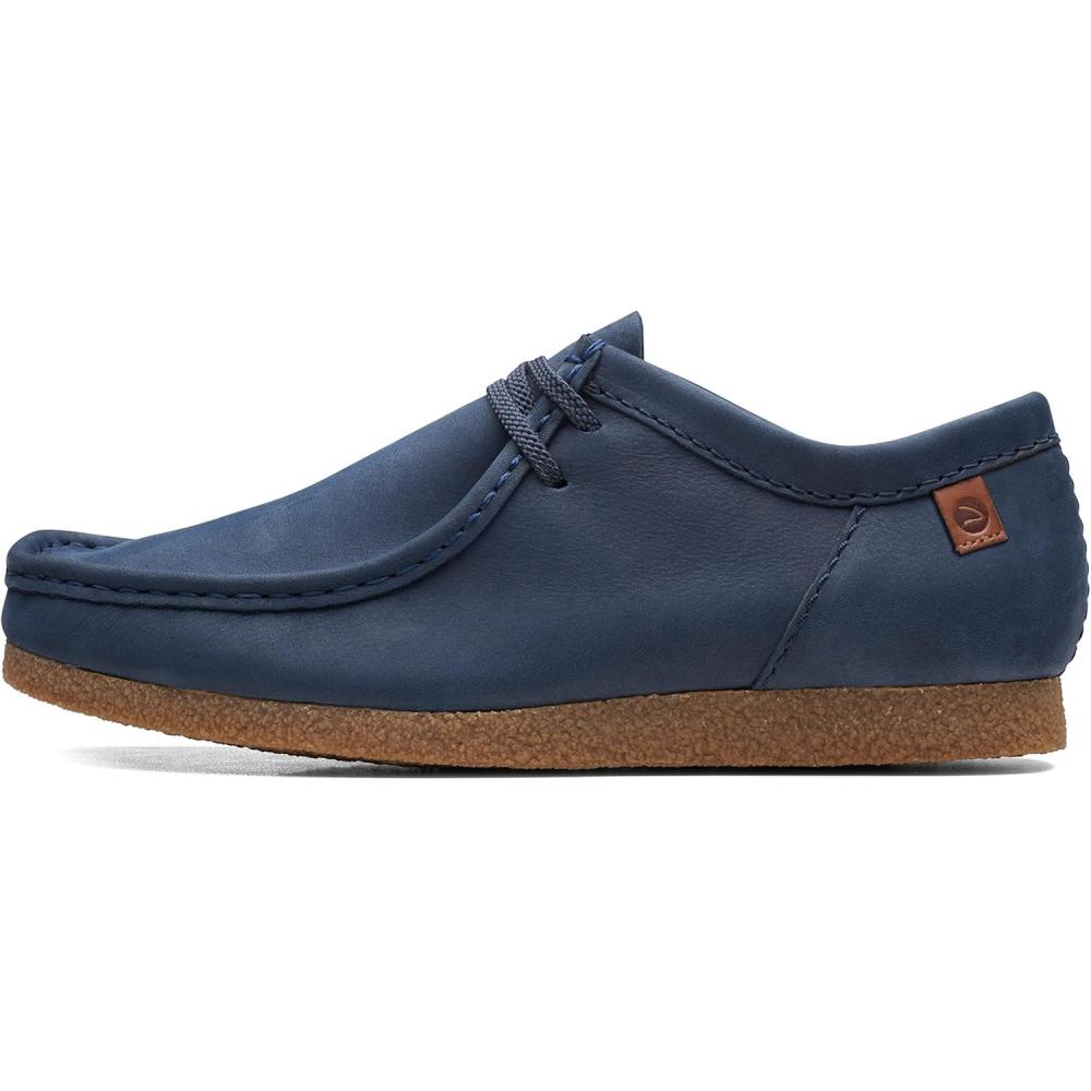 imageClarks Mens Shacre II Run LoafersNavy Nubuc