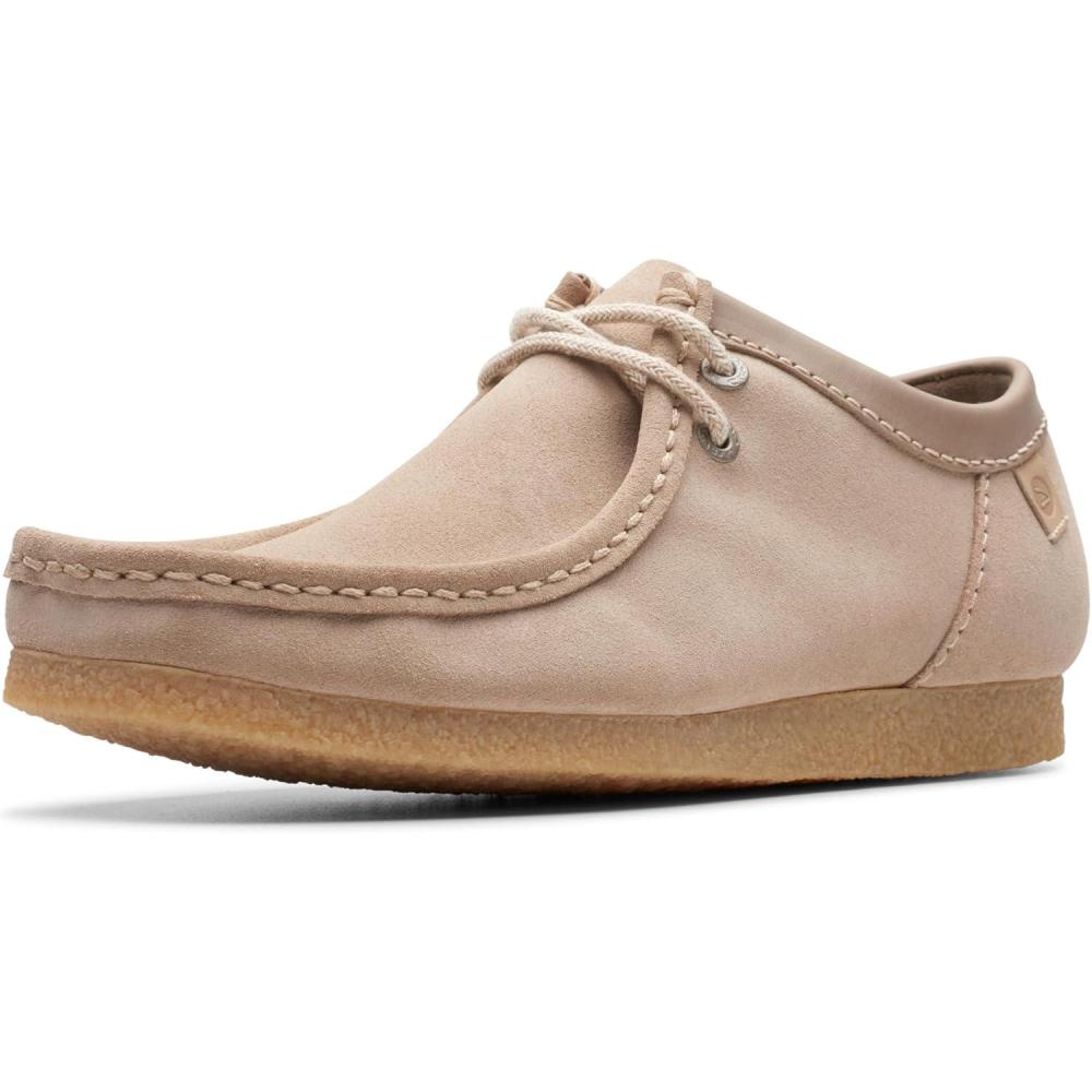 imageClarks Mens Shacre II Run LoafersSand Interest Suede