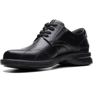 Clarks Mens Gessler Lace(Black Black Leather)