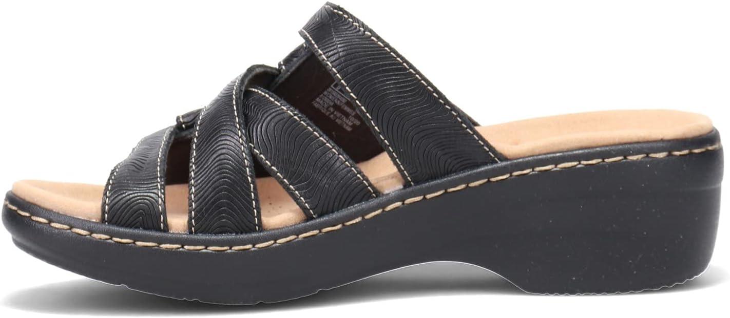 imageClarks Collection Womens Merliah Karli SandalBlack Leather