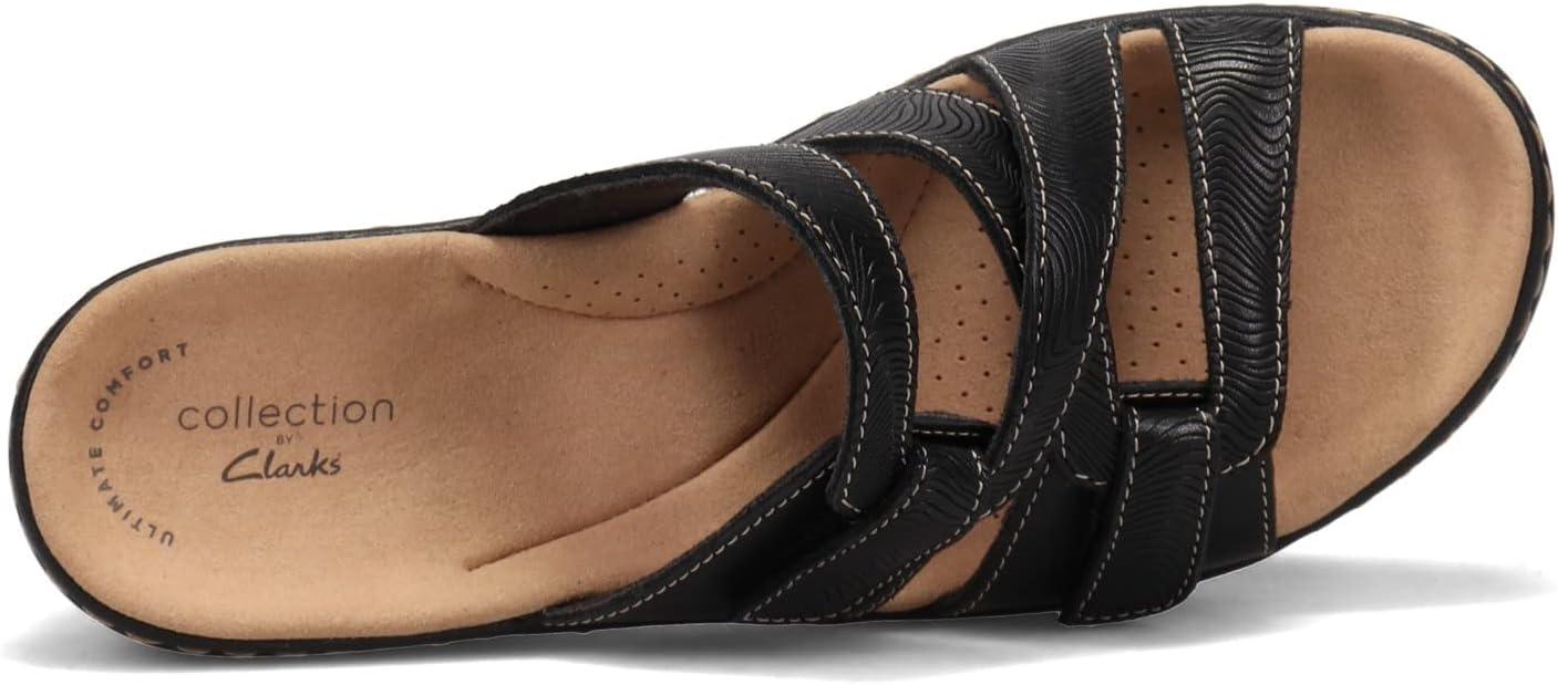 imageClarks Collection Womens Merliah Karli SandalBlack Leather