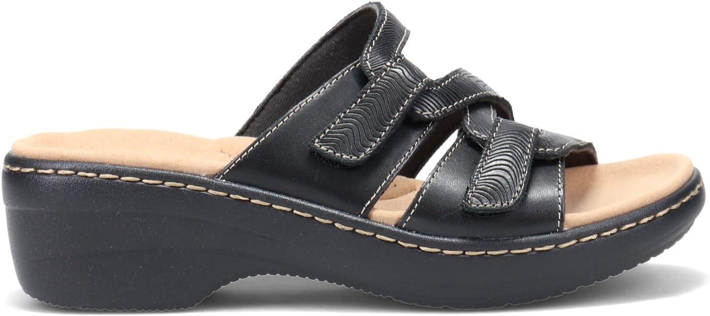 imageClarks Collection Womens Merliah Karli SandalBlack Leather