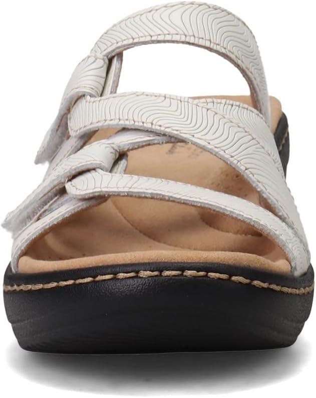 imageClarks Collection Womens Merliah Karli SandalWhite Leather
