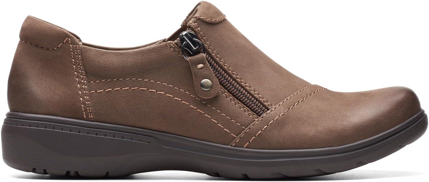 imageClarks Womens Carleigh Ray OxfordsTaupe Nubuck