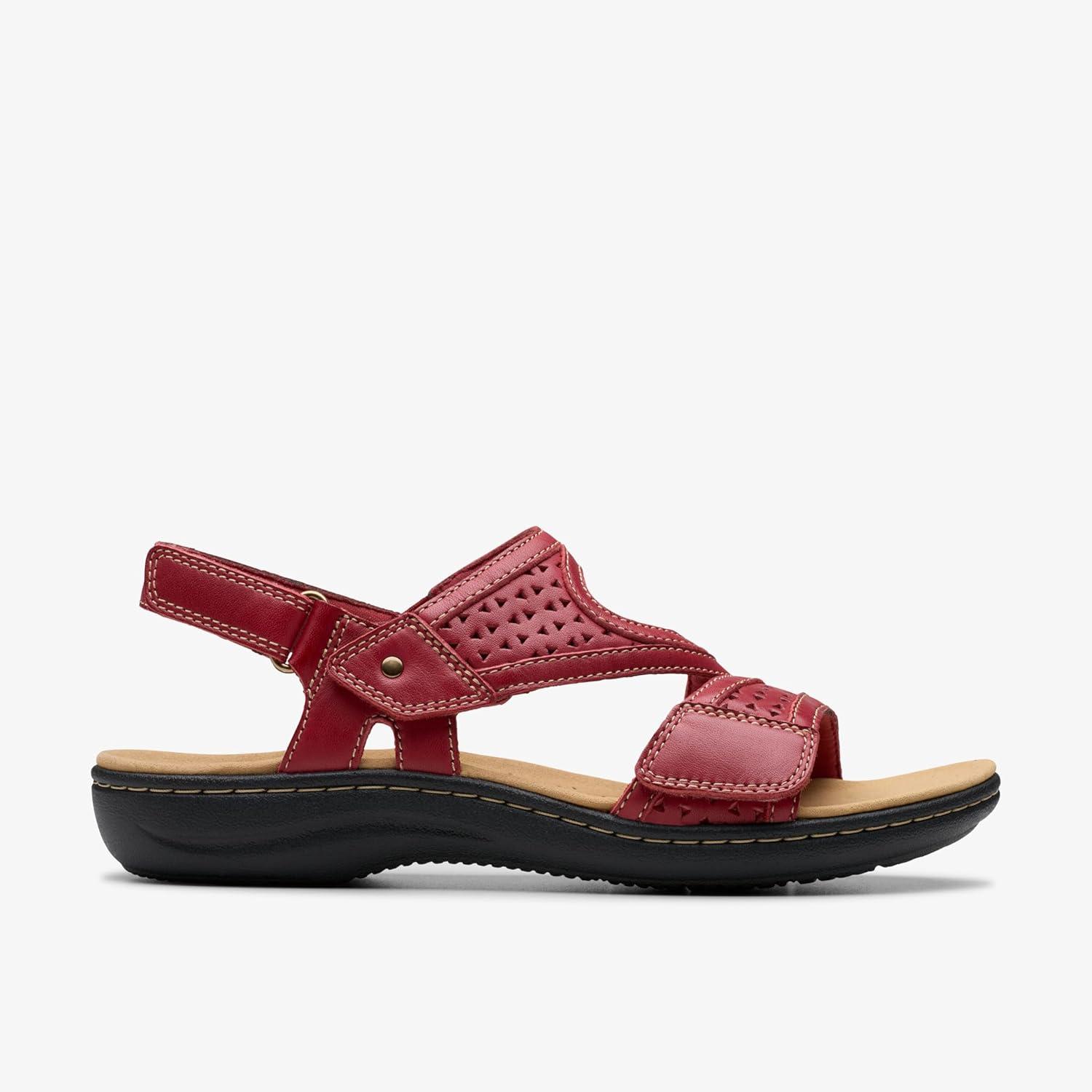 imageClarks Womens Laurieann FayeRed Leather