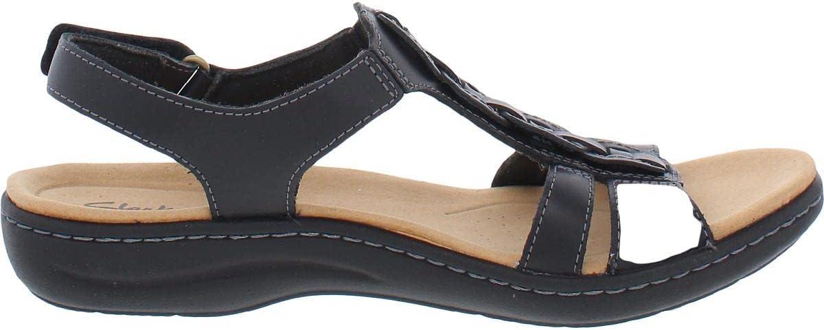 imageClarks Womens Laurieann Kay SandalsBlack Leather