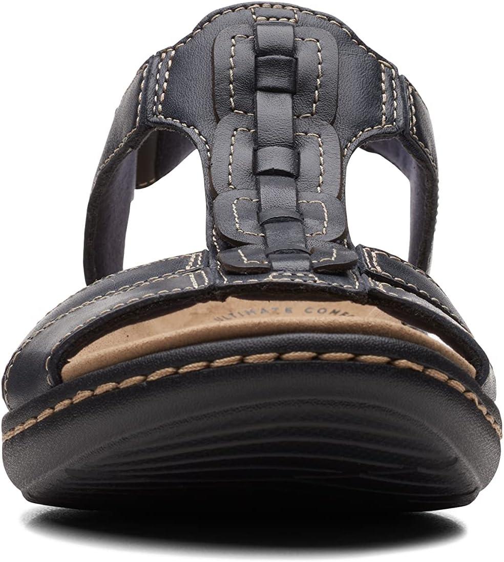 imageClarks Womens Laurieann Kay SandalsNavy Leather
