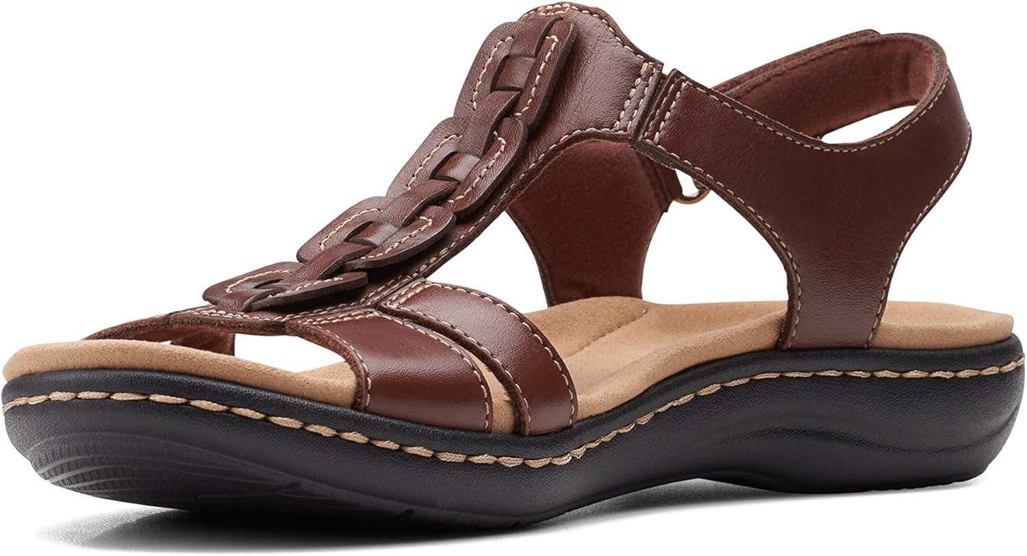 imageClarks Womens Laurieann Kay SandalsTan Leather