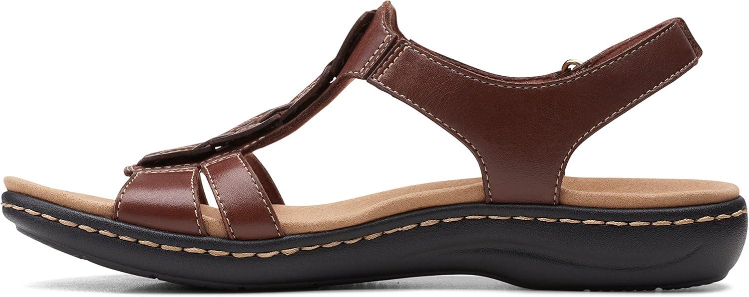 imageClarks Womens Laurieann Kay SandalsTan Leather