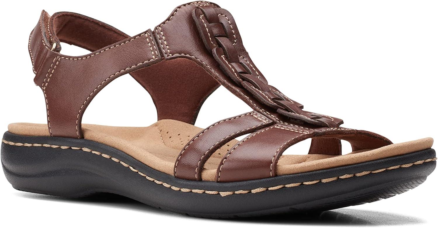 imageClarks Womens Laurieann Kay SandalsTan Leather