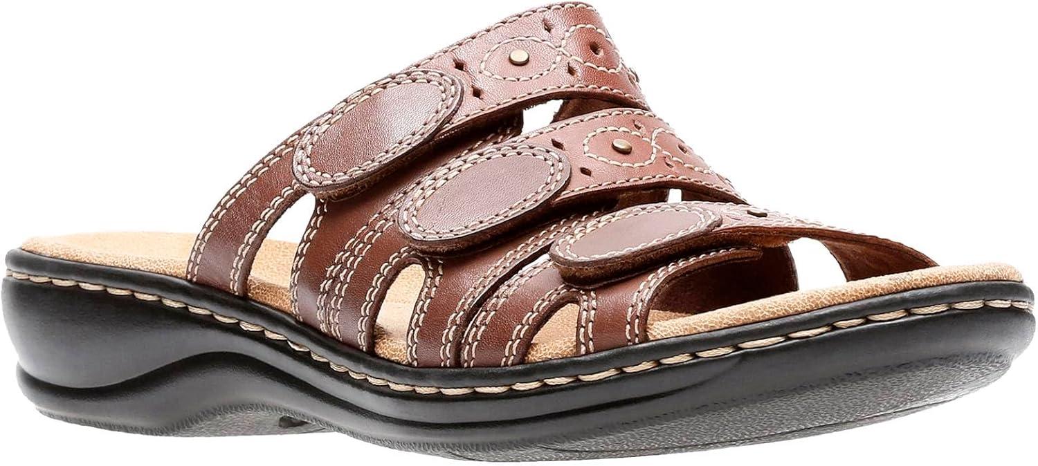 imageClarks Womens Leisa Cacti Q Slide SandalBrown Multi Leather