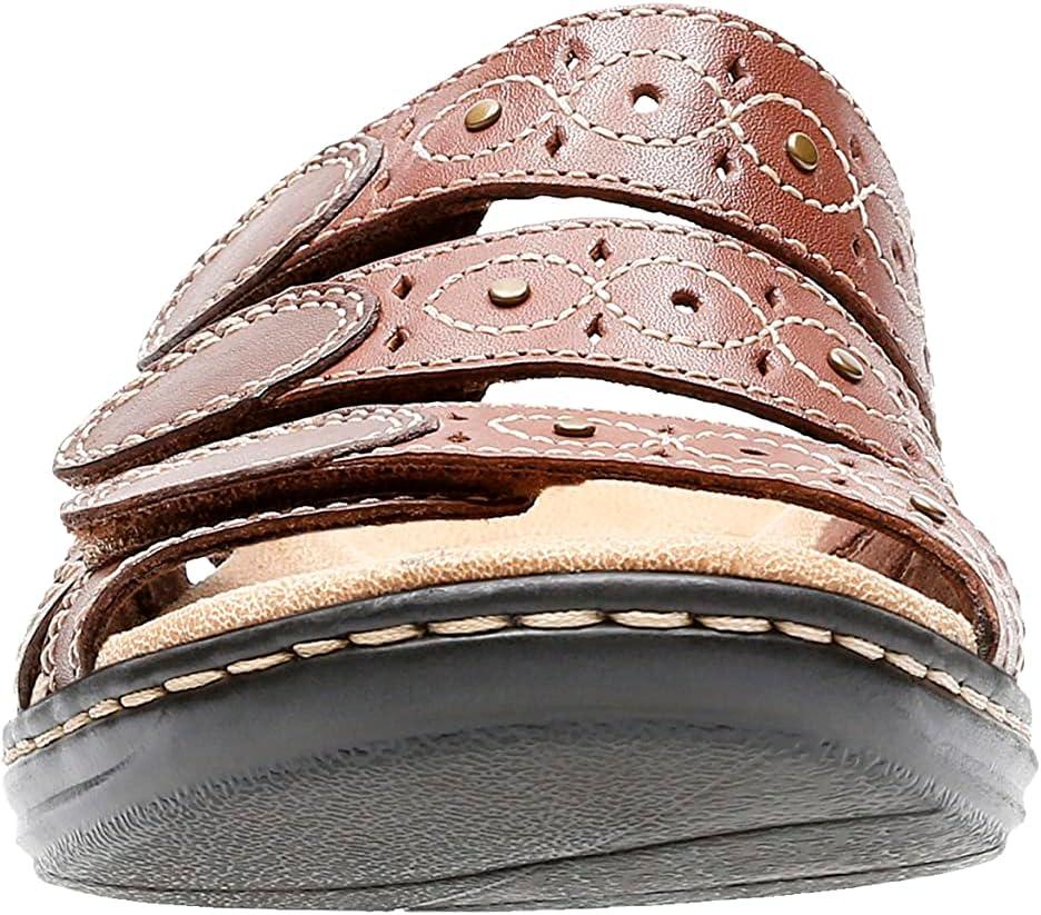 imageClarks Womens Leisa Cacti Q Slide SandalBrownmulti