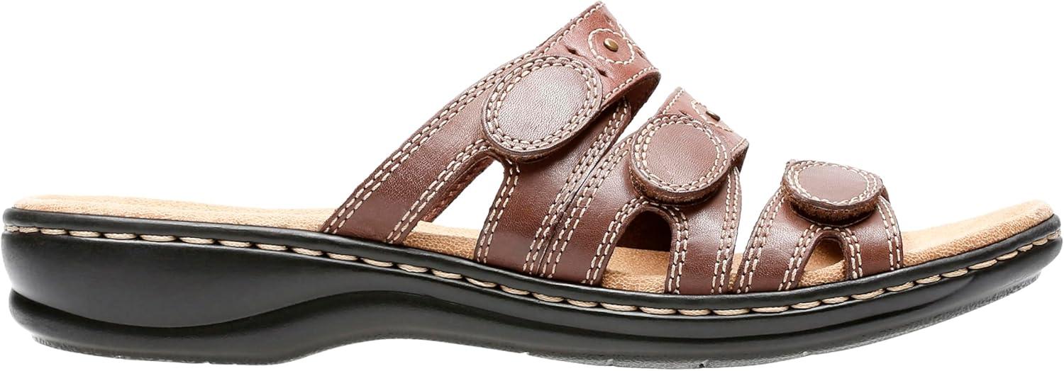 imageClarks Womens Leisa Cacti Q Slide SandalBrownmulti