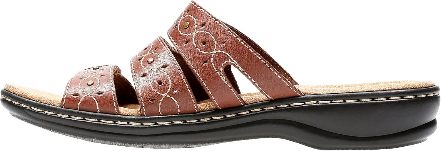 imageClarks Womens Leisa Cacti Q Slide SandalBrownmulti