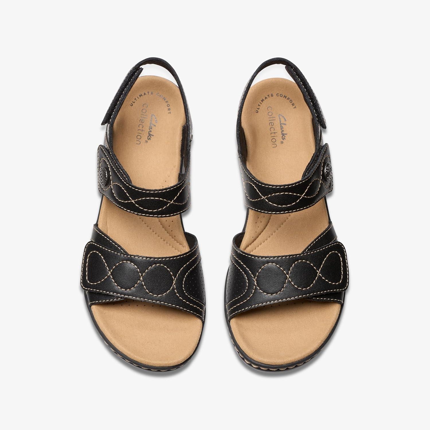 imageClarks Womens Leisa MeadowBlack Leather