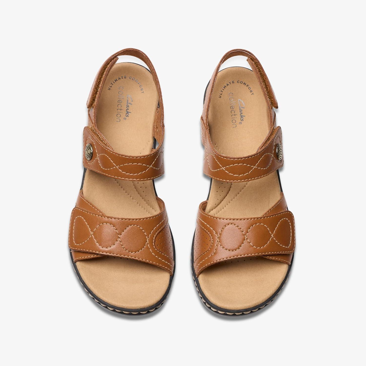 imageClarks Womens Leisa MeadowTan Leather