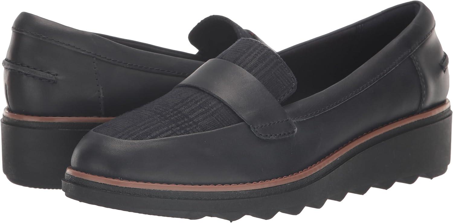 imageClarks Womens Neiley Pearl SandalsNavy Combi Leather