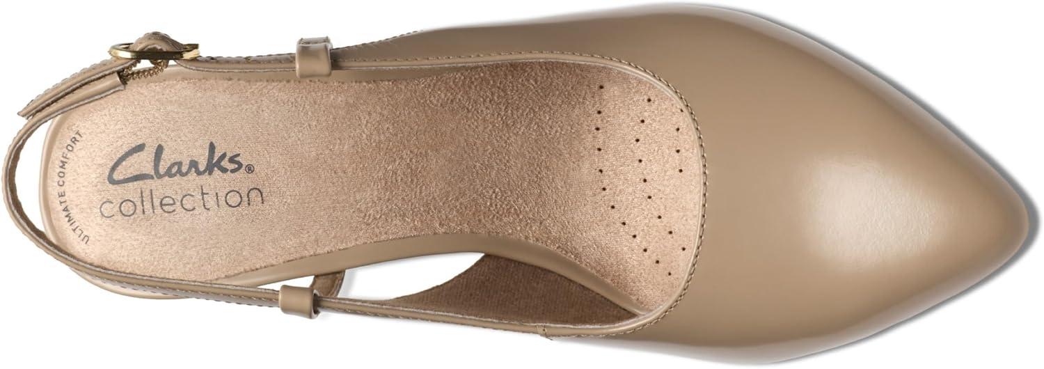 imageClarks Womens Tammitha Strap PumpBeige Leather