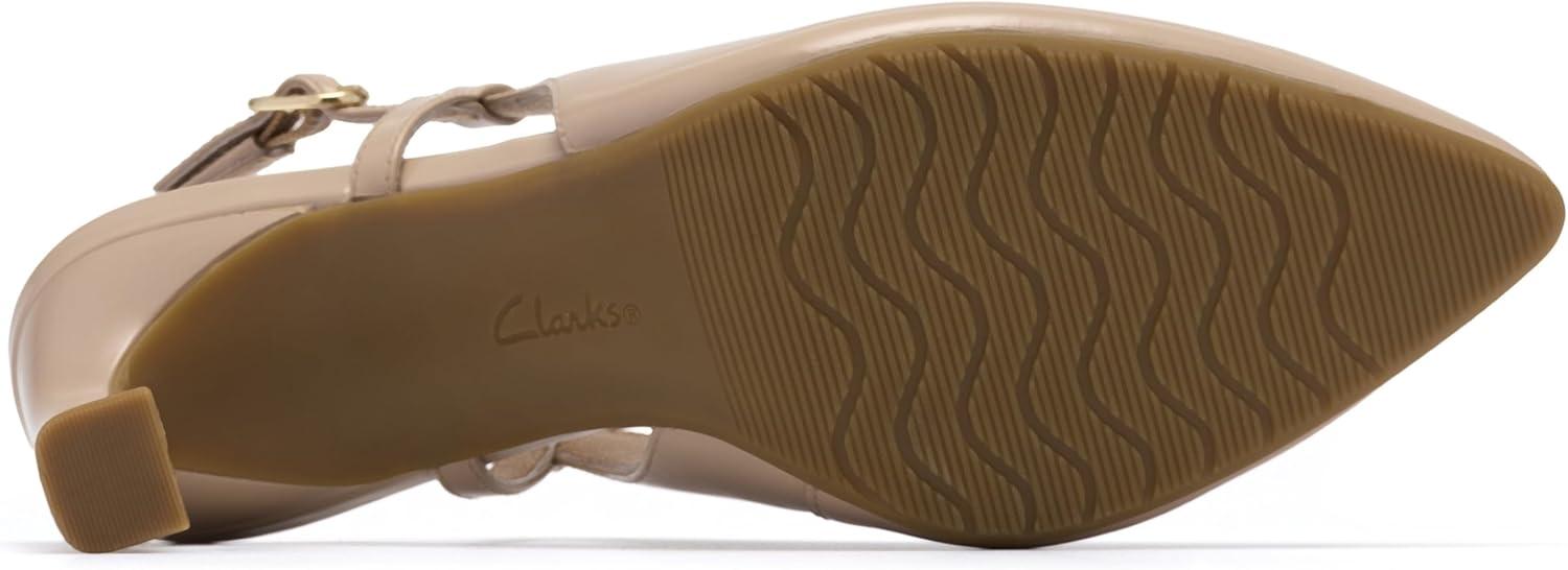 imageClarks Womens Tammitha Strap PumpBeige Leather