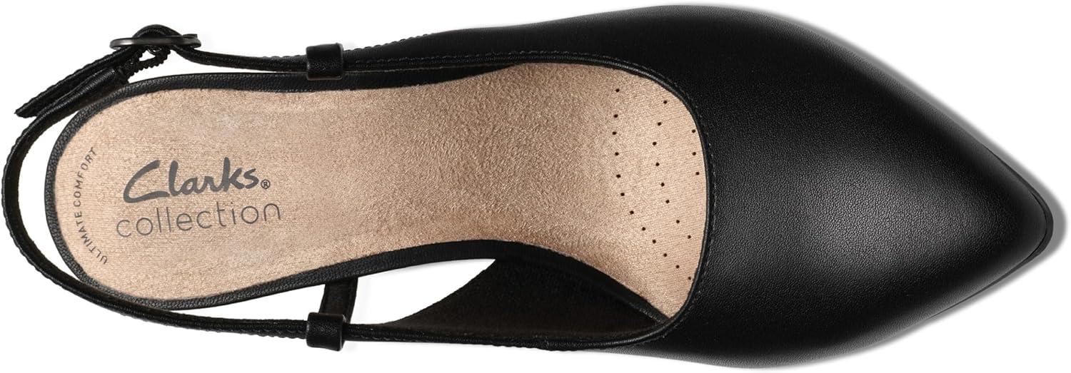 imageClarks Womens Tammitha Strap PumpBlack Leather